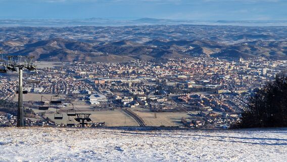 Foto van Štefan Sumper langs de tour