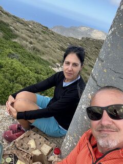 Foto de Jörg Bürkin a lo largo del recorrido