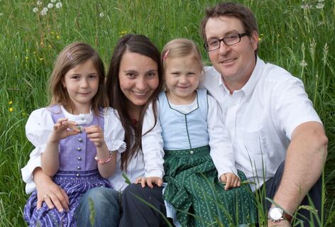 Familie Nestelberger auf der FB7 Obstgartentour