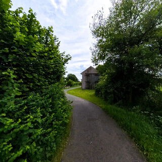 Radweg auf der alten Bahnstrecke Minden