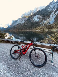 Zdjęcie z Christine Hödlmoser wzdłuż trasy