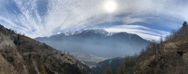 Foto von Toni Lerda entlang der Tour