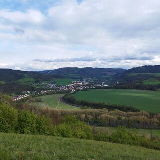 Blick auf Kaulsdorf vom Drachenfliegerplatz