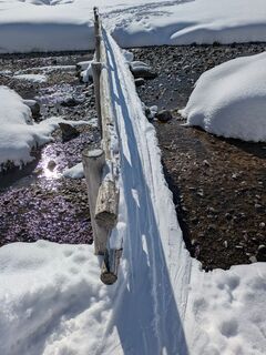 Photo de Gustav Kichler le long du parcours