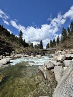 Foto von Stuart Walker entlang der Tour