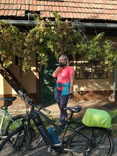 Photo de Peter Bacher le long du parcours