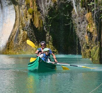 Gorges de Baudinard mit dem Kajak