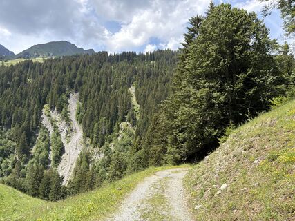 Photo de Maria Kammermann le long du parcours