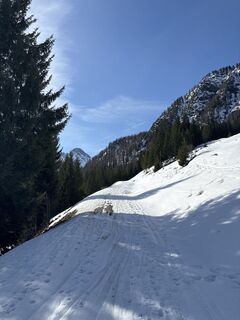 Foto von Heinz Sperl entlang der Tour