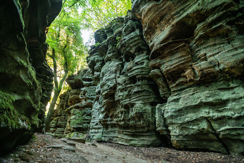 Felsen in der Teufelsschlucht, Felsenweg 6
