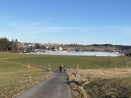 Photo de Alfred Weber le long du parcours
