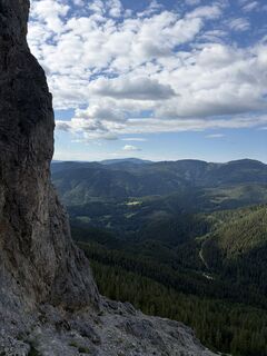 Foto de Emma Valekova a lo largo del recorrido