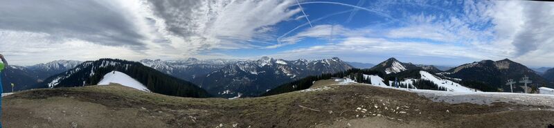 Foto de Francesco Calace a lo largo del recorrido