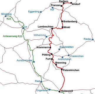 Plan Innviertlerweg R22