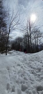 Photo de Marco Scortegagna le long du parcours