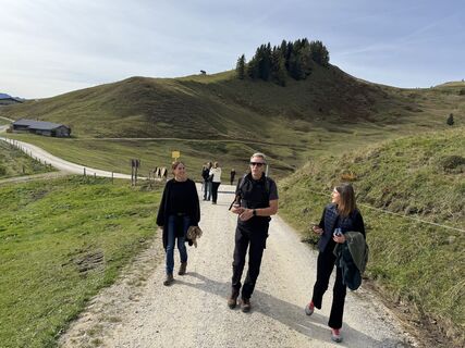 Photo de Jan Geiger le long du parcours