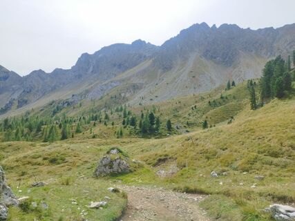 Foto von Anne-Lise Garnier entlang der Tour