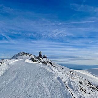 Ausblick zur Radaranlage Goldhaube