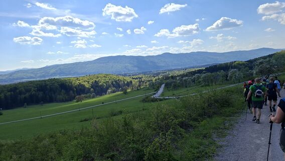 Foto von Gordan Hafner entlang der Tour