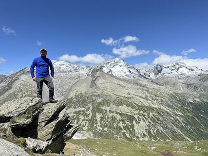 Foto von Albert Hettich entlang der Tour