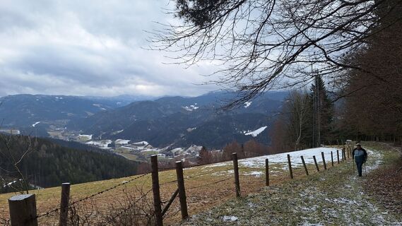 Foto von Susi Puhl entlang der Tour