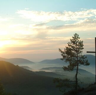 Sonnenaufgang Rötzenfelsen