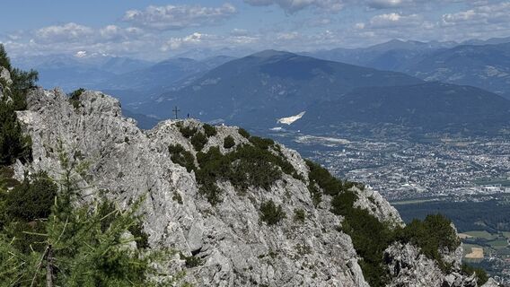 Photo de Brigitta Jencski le long du parcours