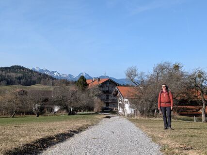 Foto von Eva Oppermann entlang der Tour