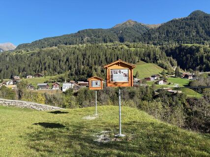 Stationen bei der Kirche Sogn Luregn, Surcasti