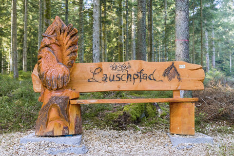 Holzbank "Lauschpfad"