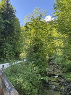 Foto von Heinz Sperl entlang der Tour
