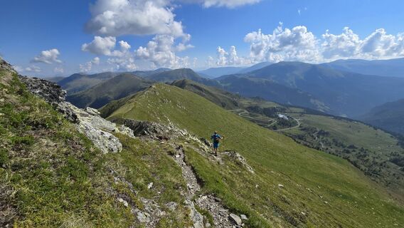 Photo de Monika Rohrer le long du parcours