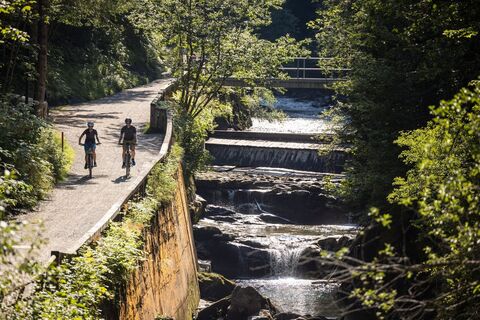 Mountainbiken in der Talbachklamm