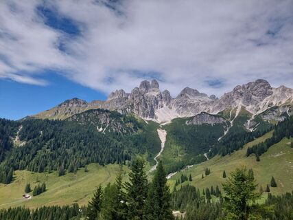 Photo de Andrea Mahringer le long du parcours