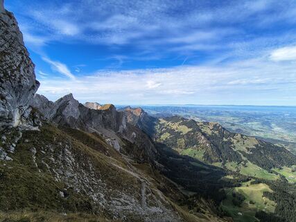 Foto von Denise Lüthi entlang der Tour