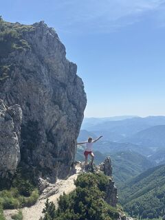 Foto von Peter Fekec entlang der Tour