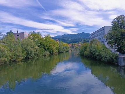 Auf der Erzherzog-Johann-Brücke