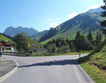 St. Antönien Rüti - Abzweiger nach Gafia und Partnun