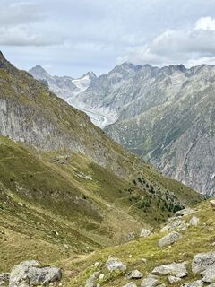 Foto von Käthi Schönbächler entlang der Tour