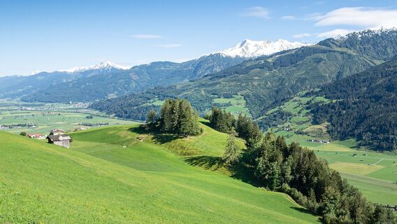 Blick vom Naglköpfl über das Salzachtal