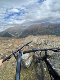 Foto von Anastasiia Senn entlang der Tour