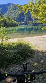 Foto de Johann Schallinger a lo largo del recorrido
