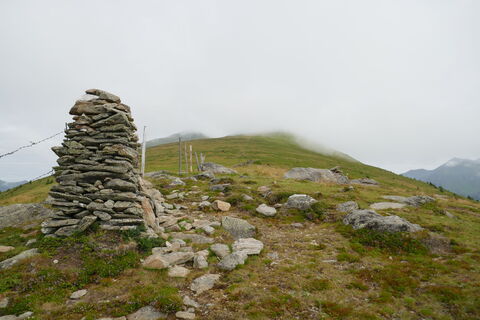 nach der Roßalm gehts den Rücken entlang