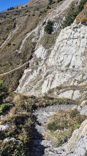 Photo de Nicole Hesse le long du parcours