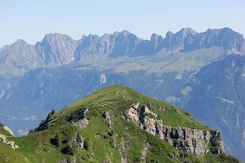 Blick zurück auf den Garmil
