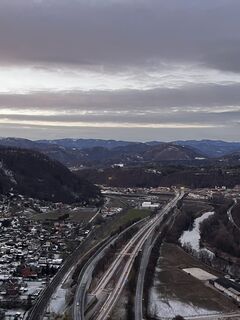 Foto von Susanne entlang der Tour