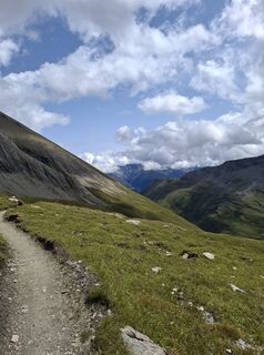 Foto von Birgit Arbeiter entlang der Tour