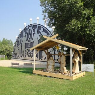 Größter freistehender Schwibbogen der Welt in Johanngeorgenstadt