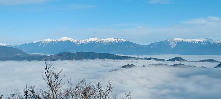 Foto de Gregor Porenta a lo largo del recorrido