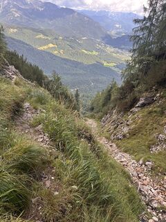 Foto de Elke Preßl a lo largo del recorrido